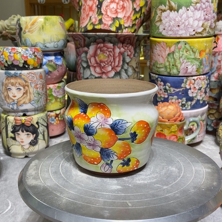 景德镇艺术手绘作品