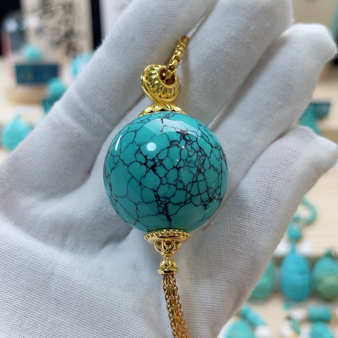 绿松石珠宝奇石未镶嵌