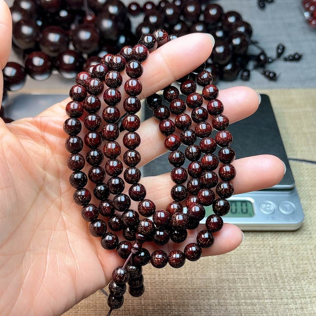 檀香紫檀（小叶紫檀）0.7 108颗 满星