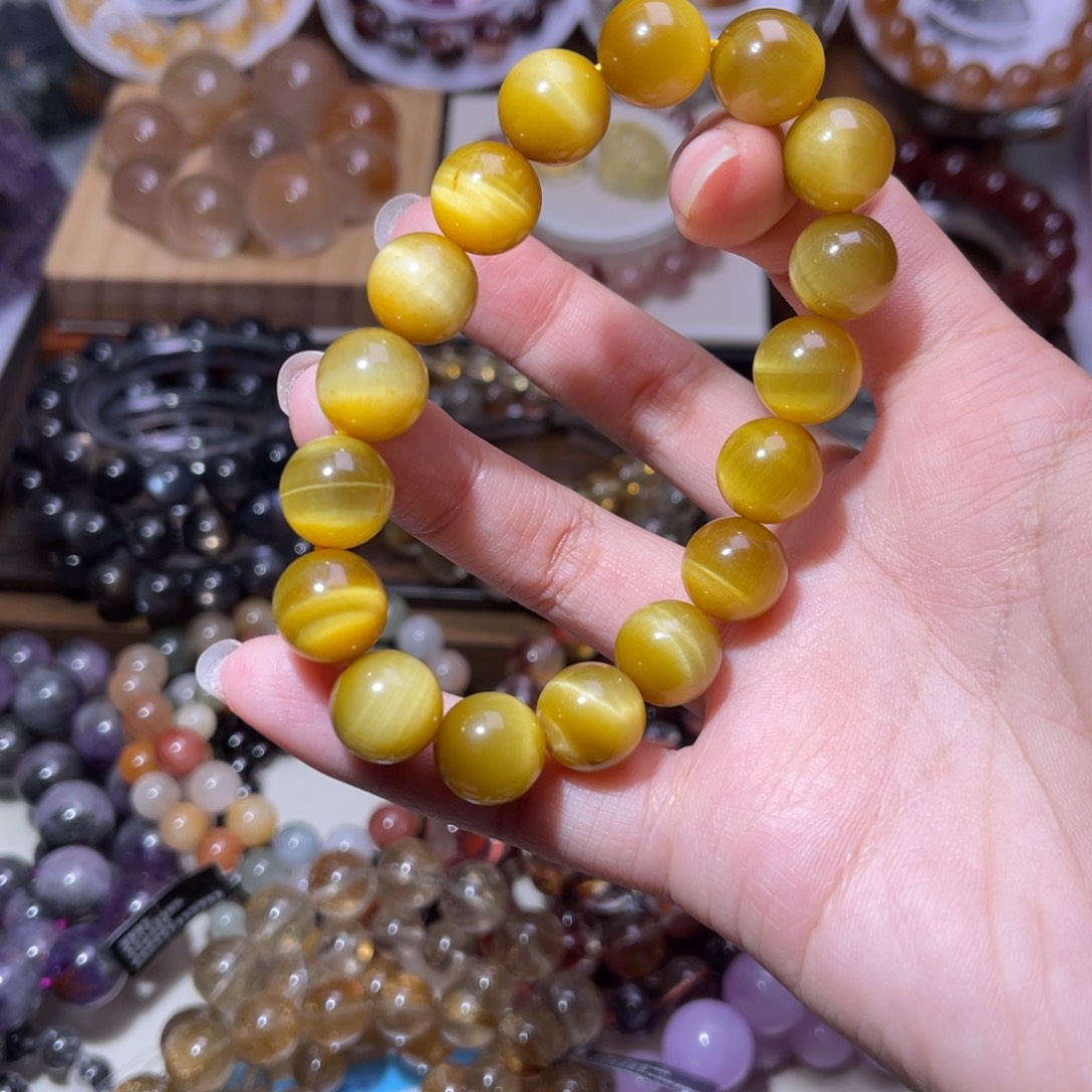 未镶嵌水晶手串金虎眼