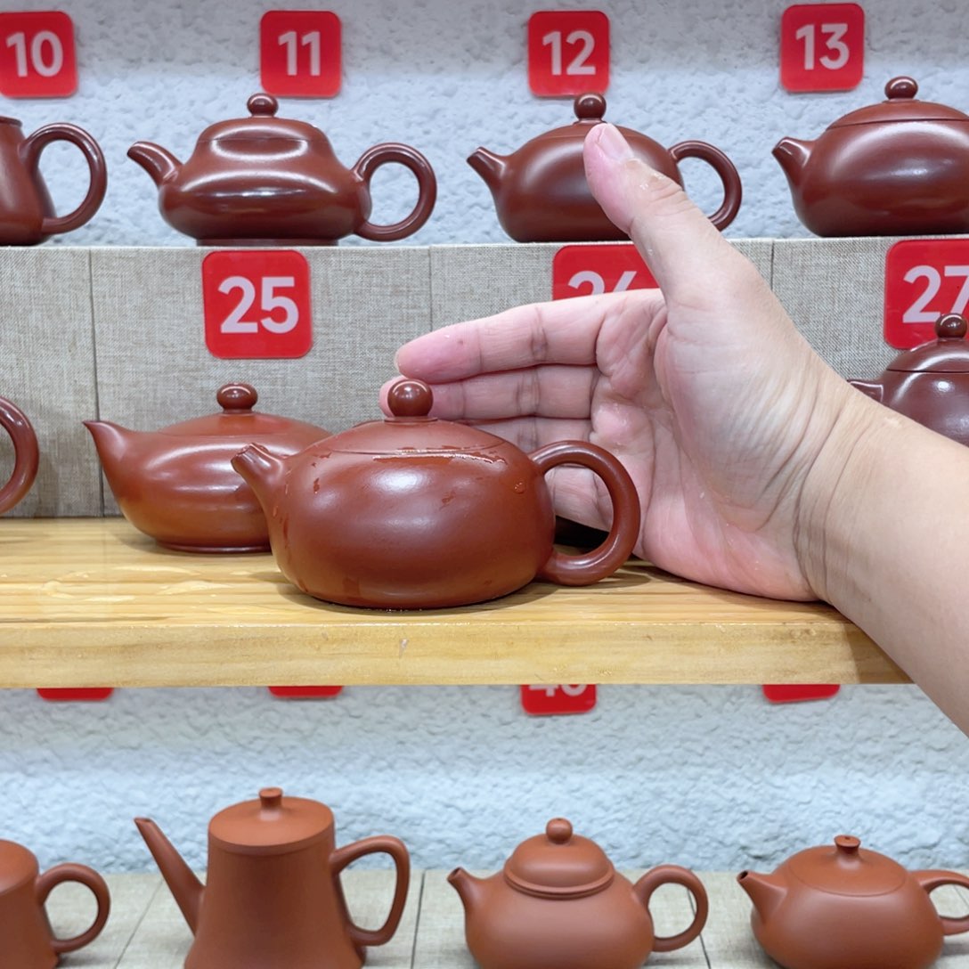 茶壶紫砂来**鸡扁西施150毫升精工