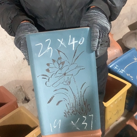 紫砂花盆手工制作