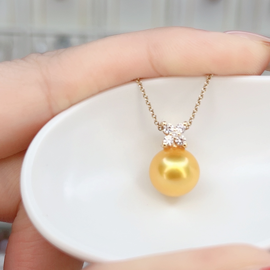 合金吊坠(赠链)淡水珍珠