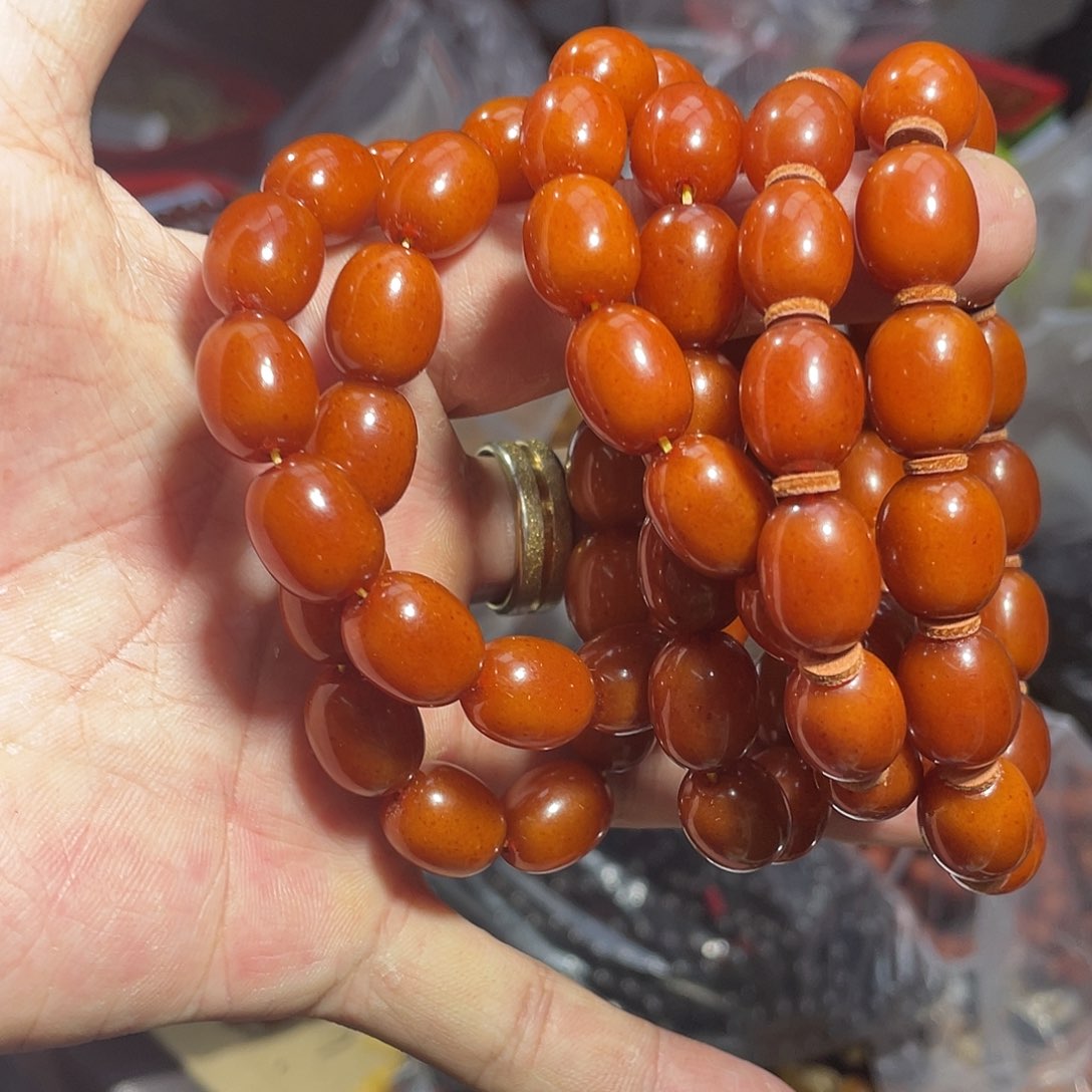 琥珀手链未镶嵌琥珀蜜蜡92