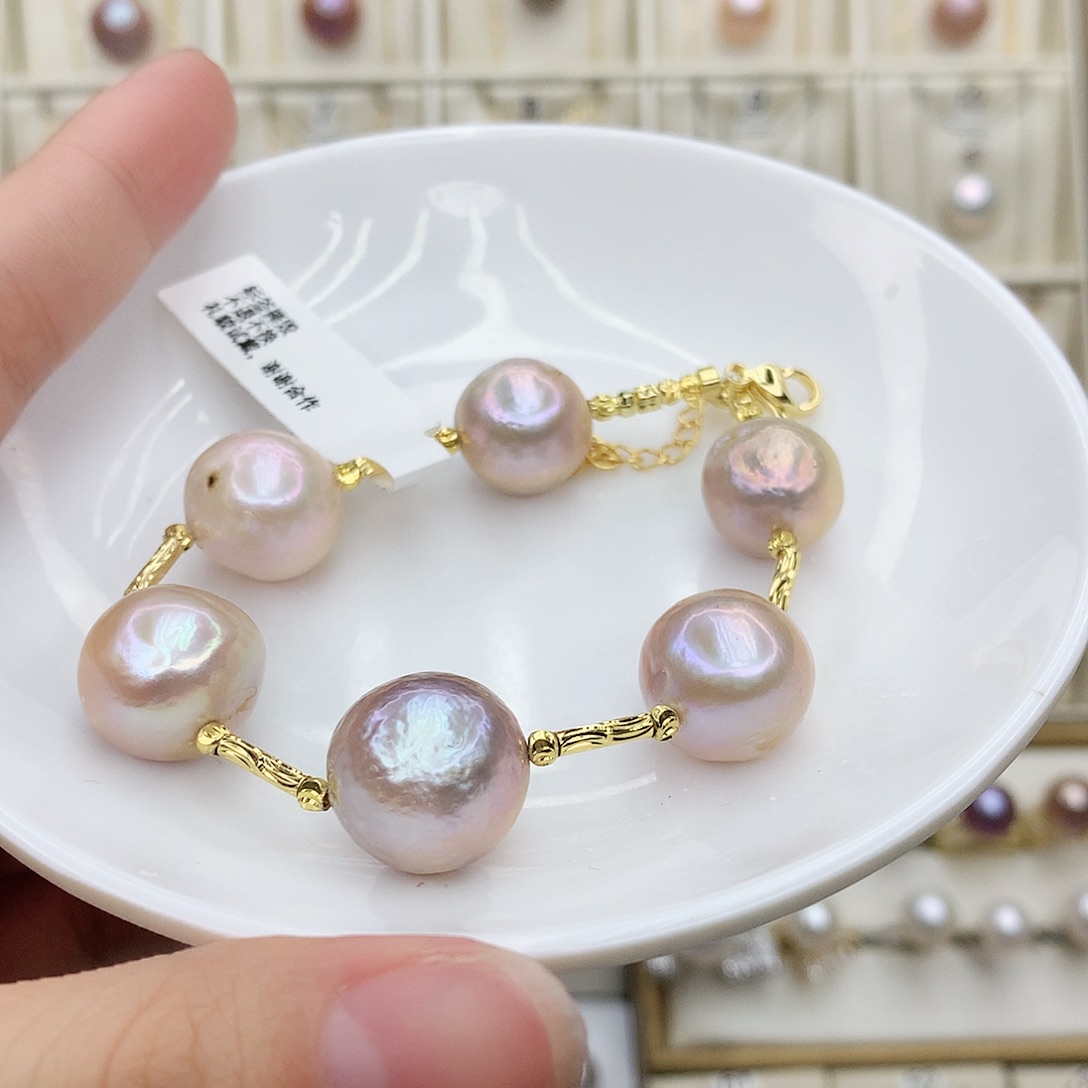 淡水珍珠颈饰合金