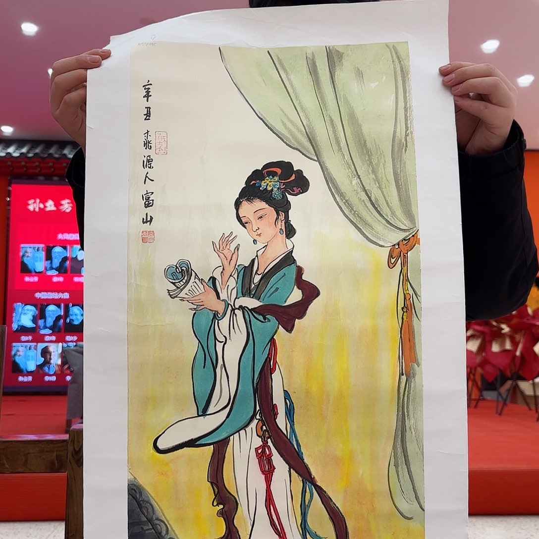 国画艺术家的作品