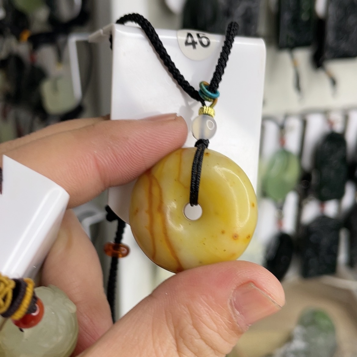 【闪购商品】岫玉颈饰未镶嵌辣****香平安