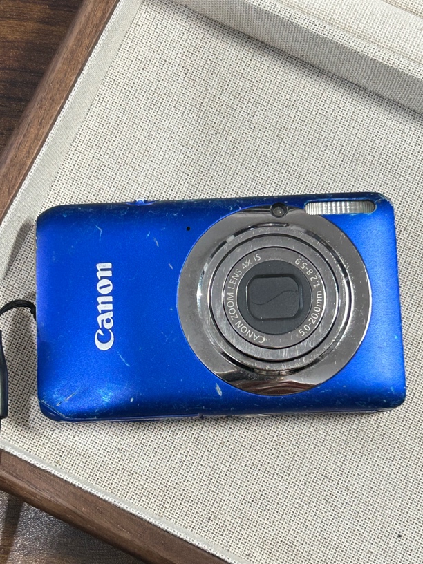 9新 Canon/佳能 ixus115 蓝色 成色一般 ccd数码相机 可拍实况