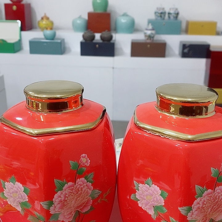 陶瓷摆件储存罐茶叶罐