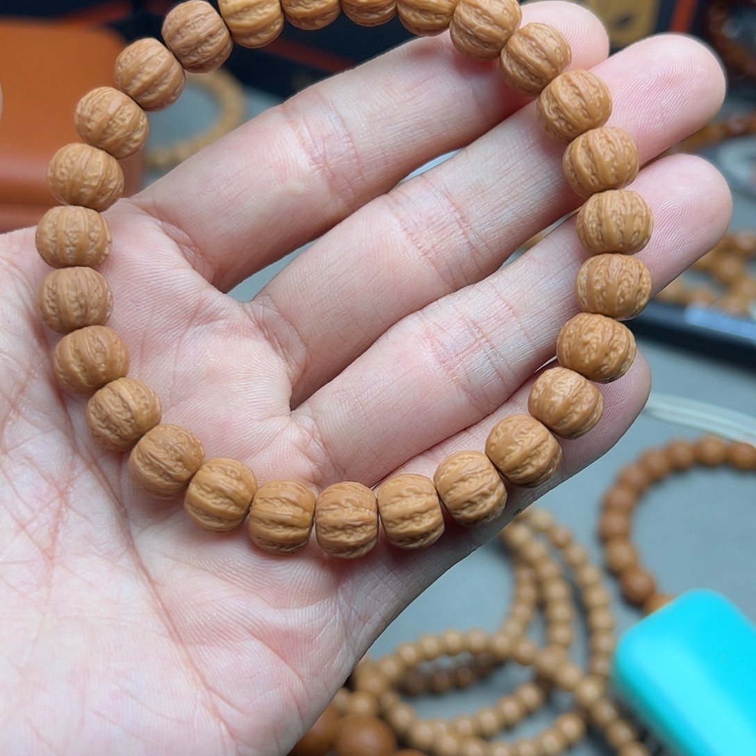 手串猴头核桃京巴愣9小