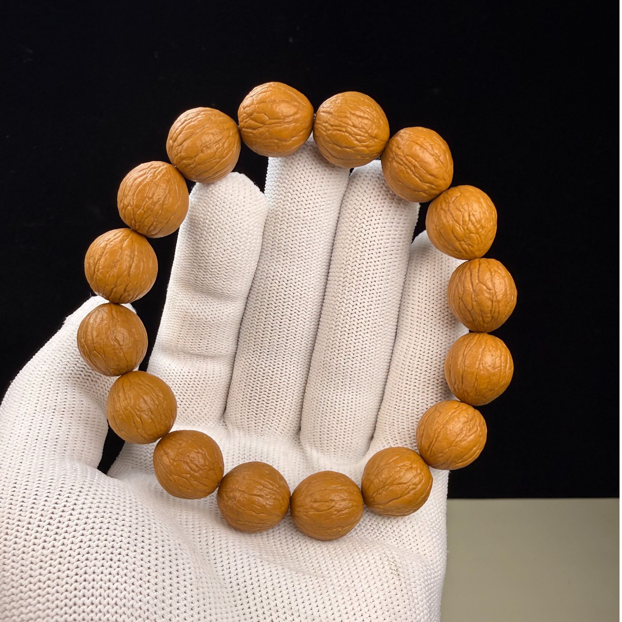 光头强猴头手串老树文山地籽原色原色高油高密猴头核桃手串