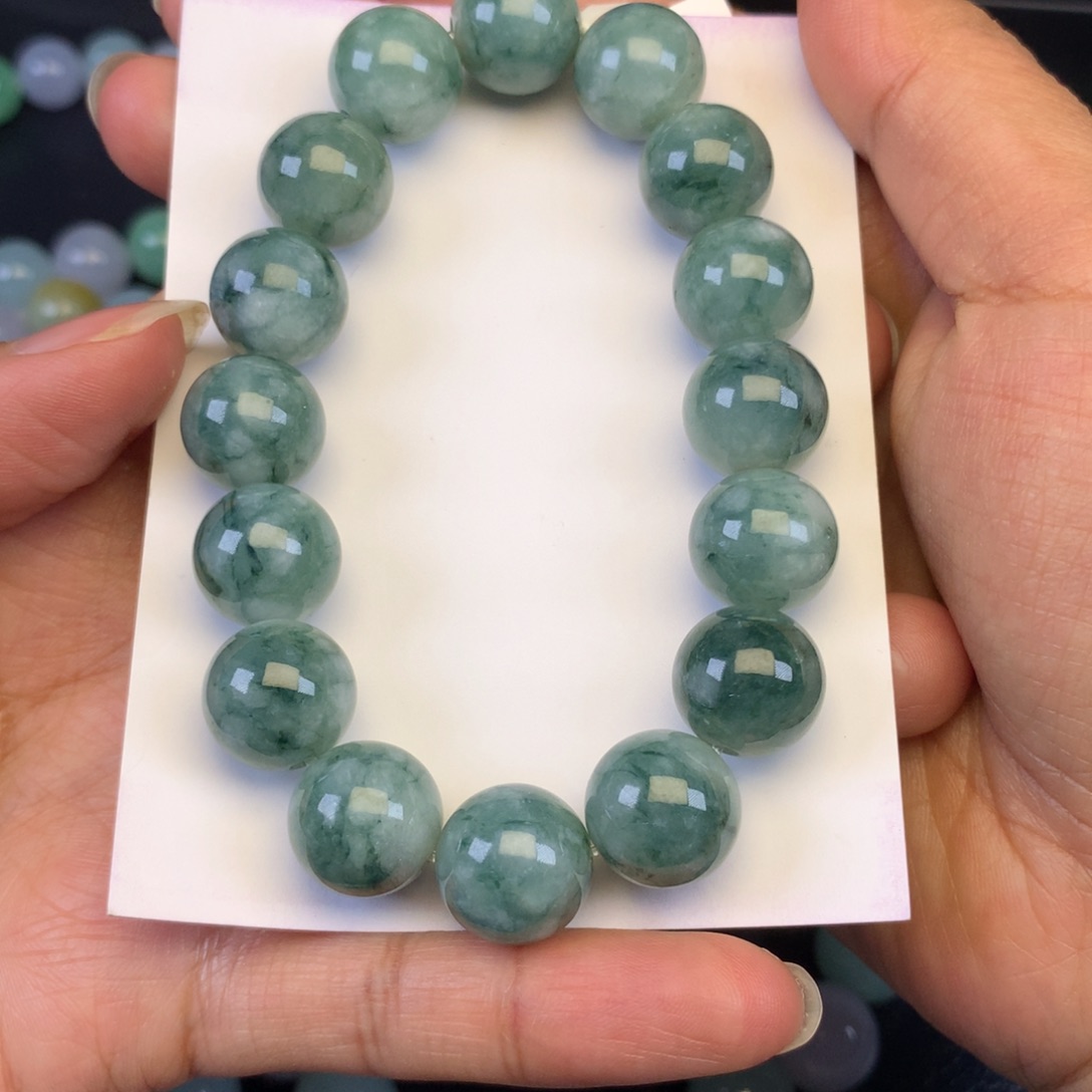 翡翠颈饰未镶嵌龙*天然缅甸翡翠