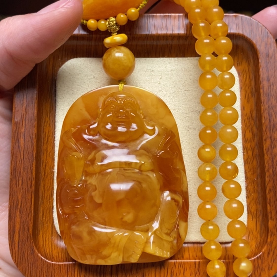 【闪购商品】蜜蜡颈饰未镶嵌项链