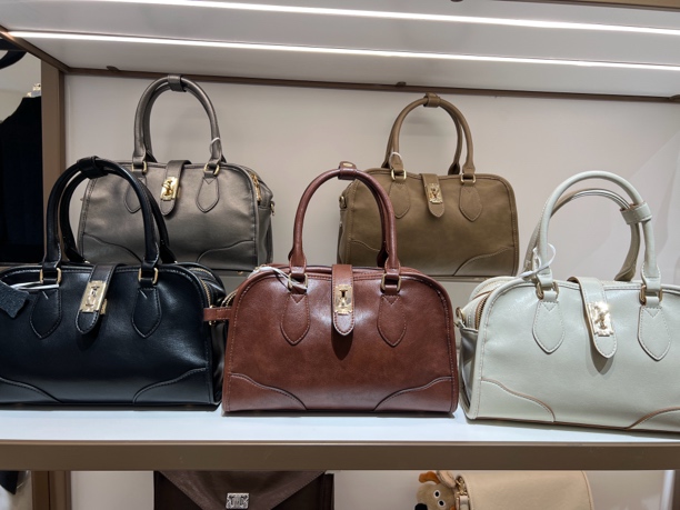 蒙娜丽莎复古波士顿韩版手拎包时尚手提包女士百搭休闲真皮轻奢