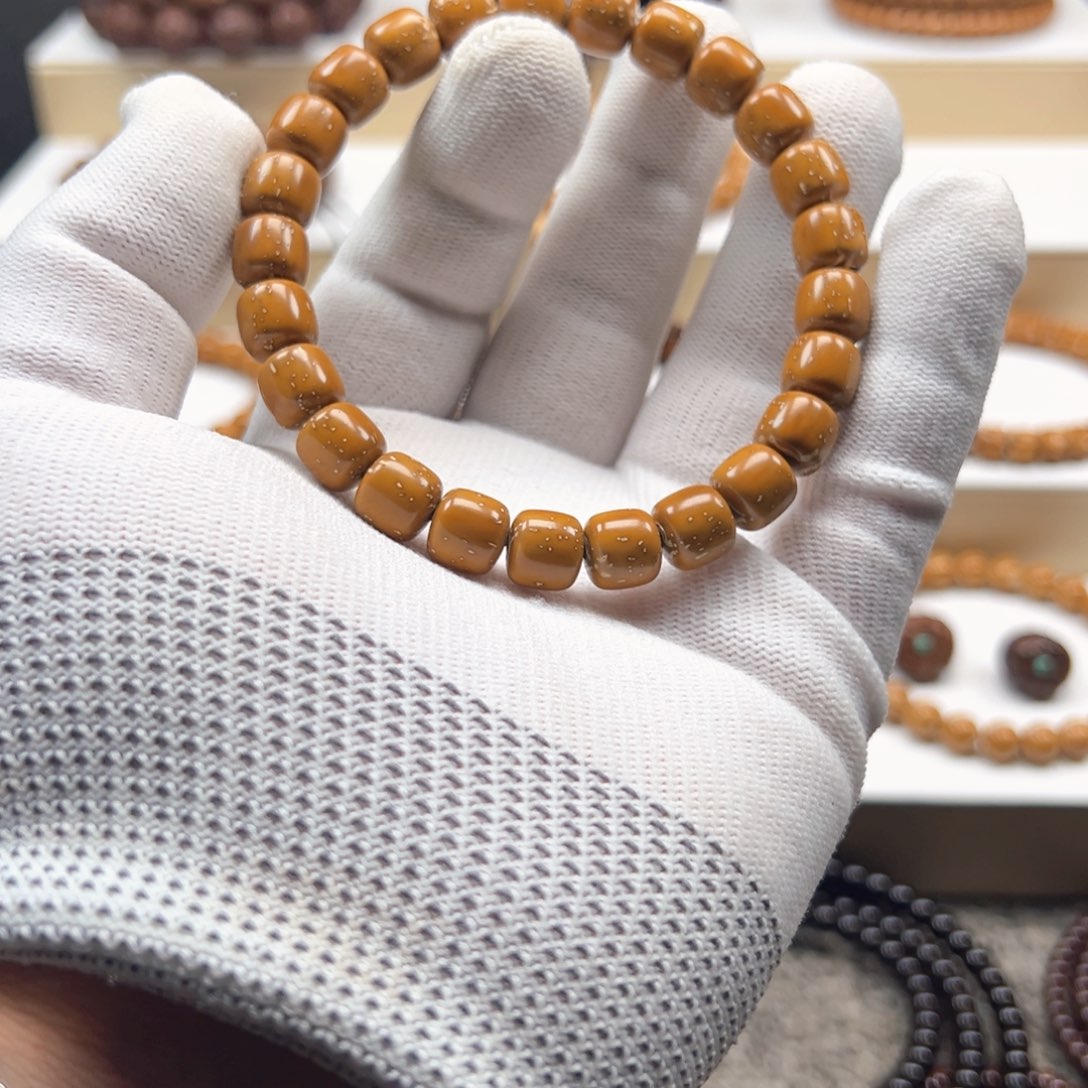 干***螂紫金鼠手串9.5×9.0精工短轴实心老型黄金甲