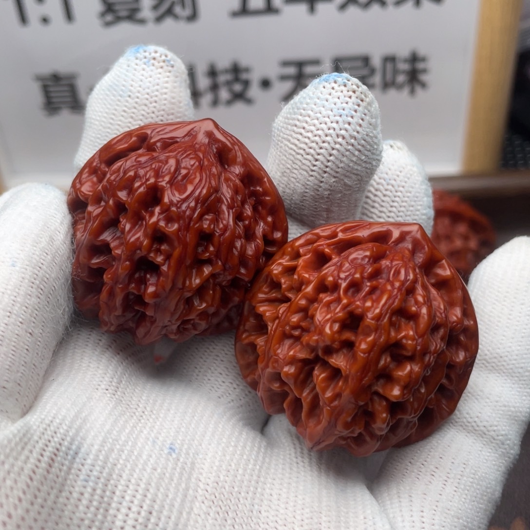 把件文玩核桃盘龙虎头
