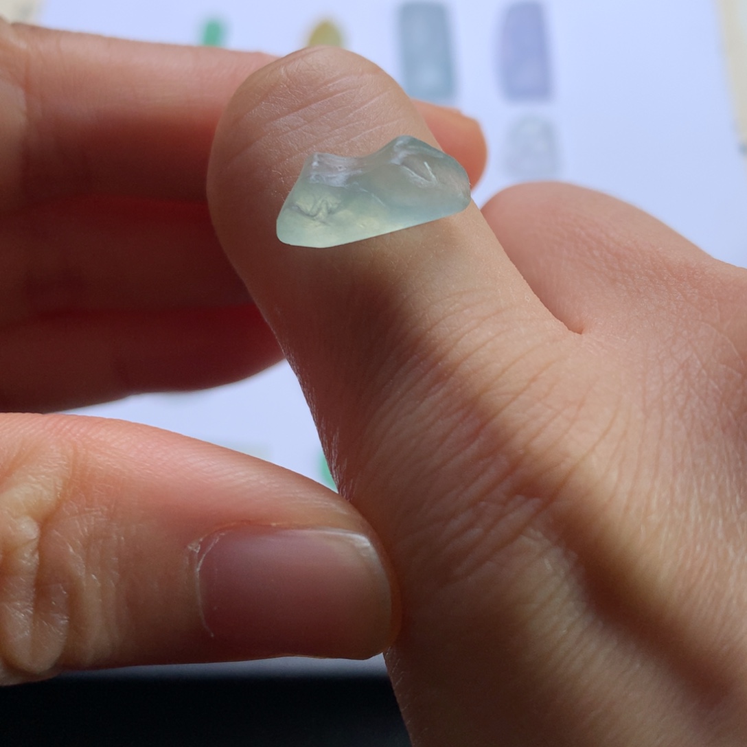 定制翡翠未镶嵌缅甸翡翠A货山盟海誓