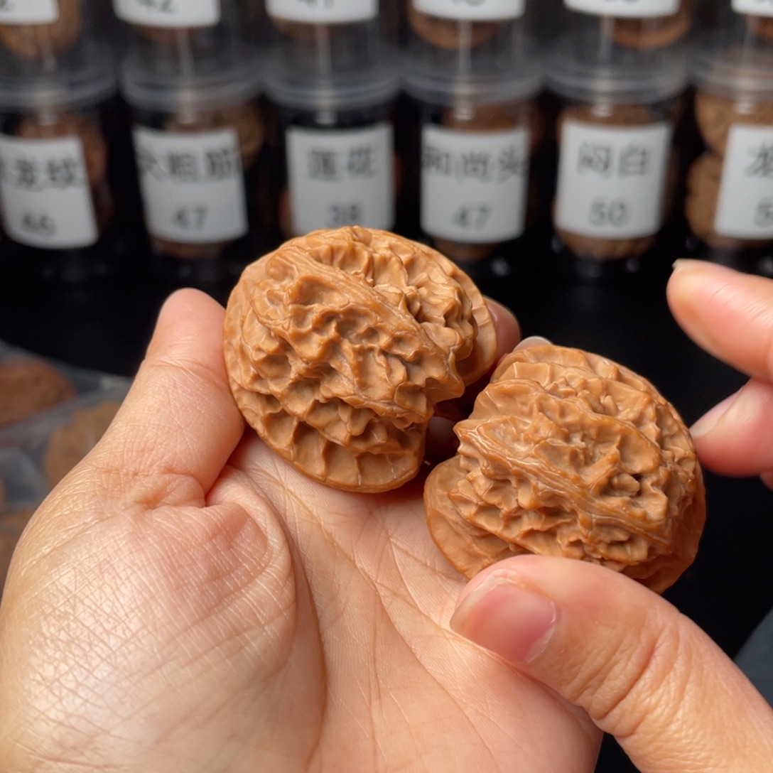 萌****把件文玩核桃全品40苹果园