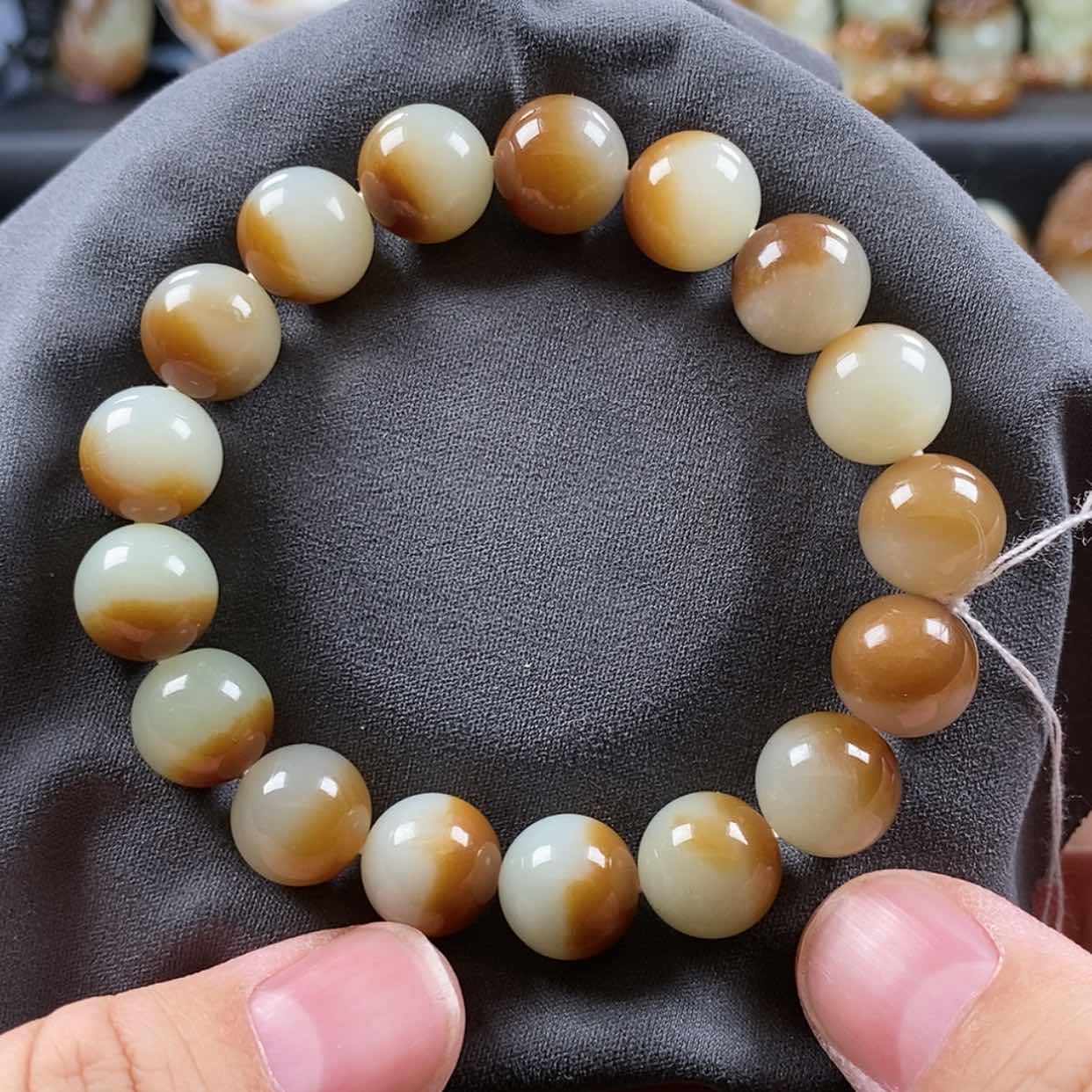 【闪购商品】和田玉（糖玉）手链未镶嵌