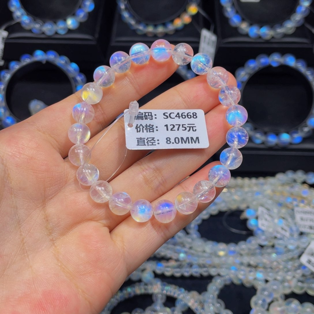 手链未镶嵌月光石木*SC4668#8.0mm