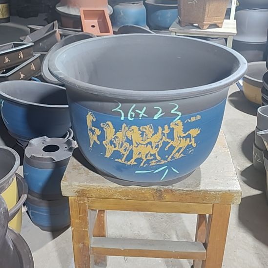 宜兴紫砂花盆清清楚