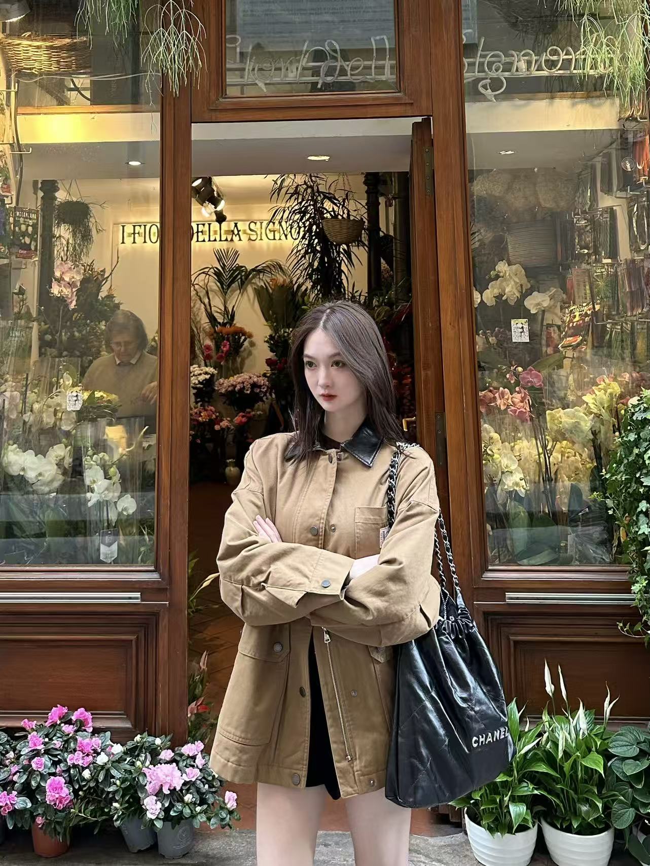 未使用 MaxMara 橙子专属 25新款巴恩夹克外套Bozen