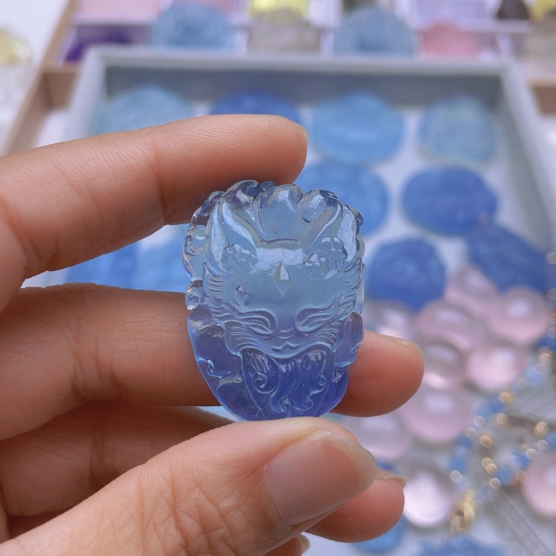 未镶嵌吊坠(不含链)水晶张*娜