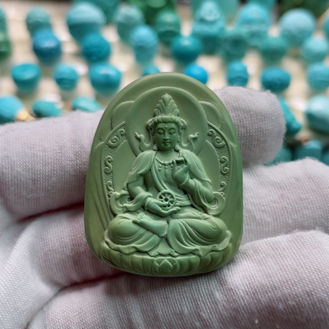 绿松石珠宝奇石未镶嵌