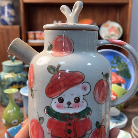 炉景德镇釉下手绘陶瓷 