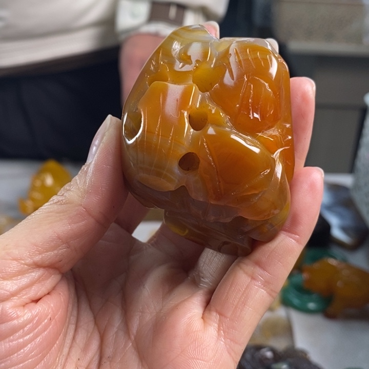 玛瑙/玉髓吊坠(不含链)未镶嵌