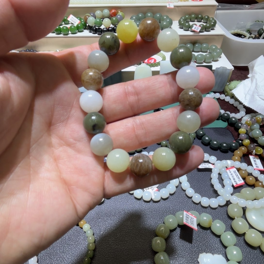 和田玉手链未镶嵌