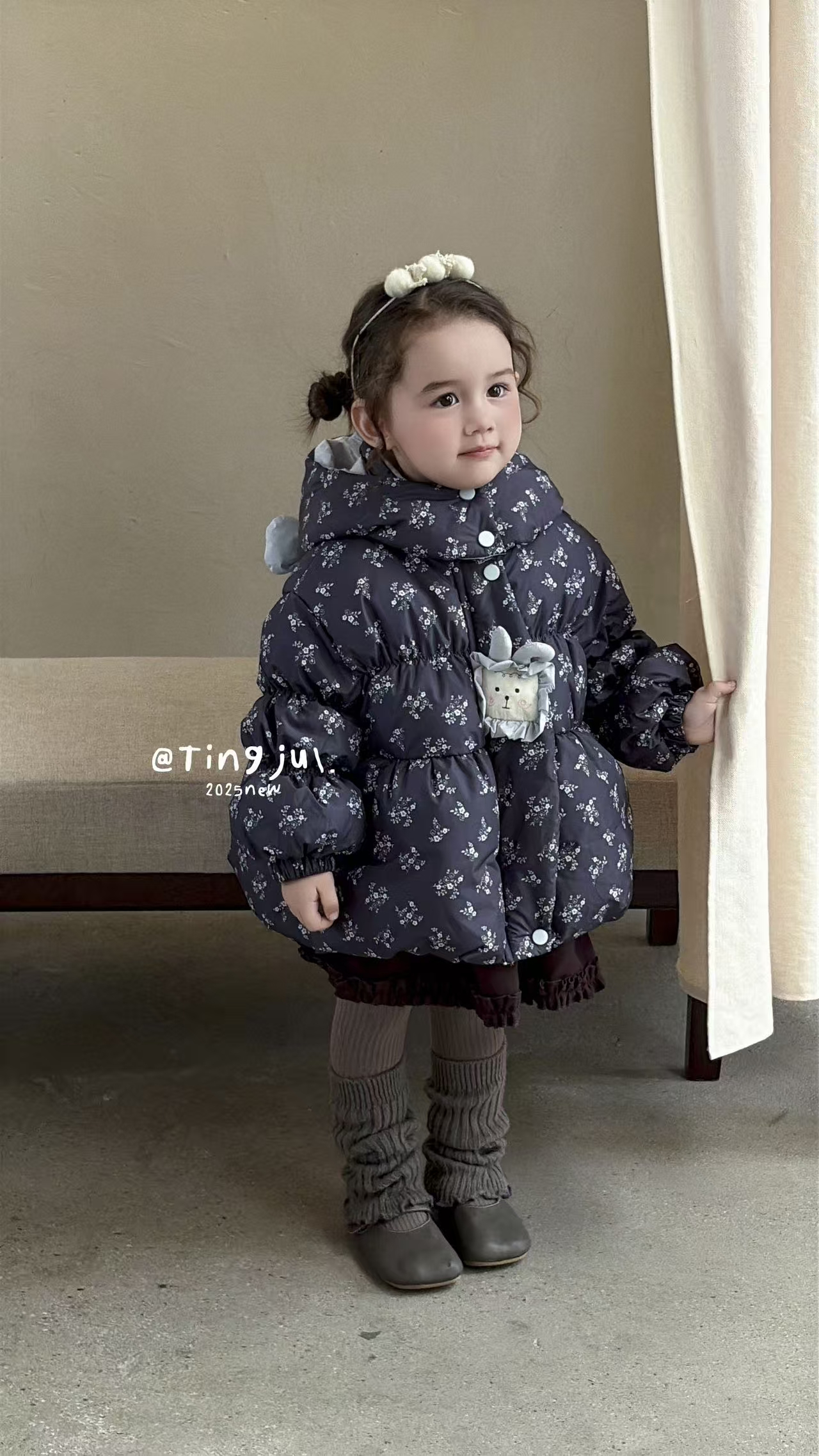 1888【桃子西西编号201-255】2025新款冬季儿童羽绒服