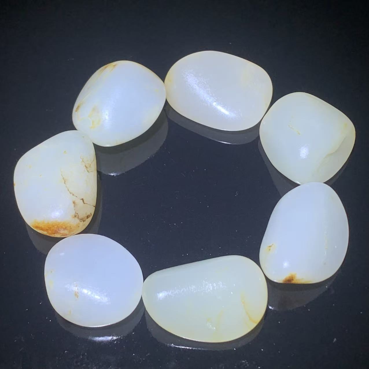 原皮未打孔随型和田玉