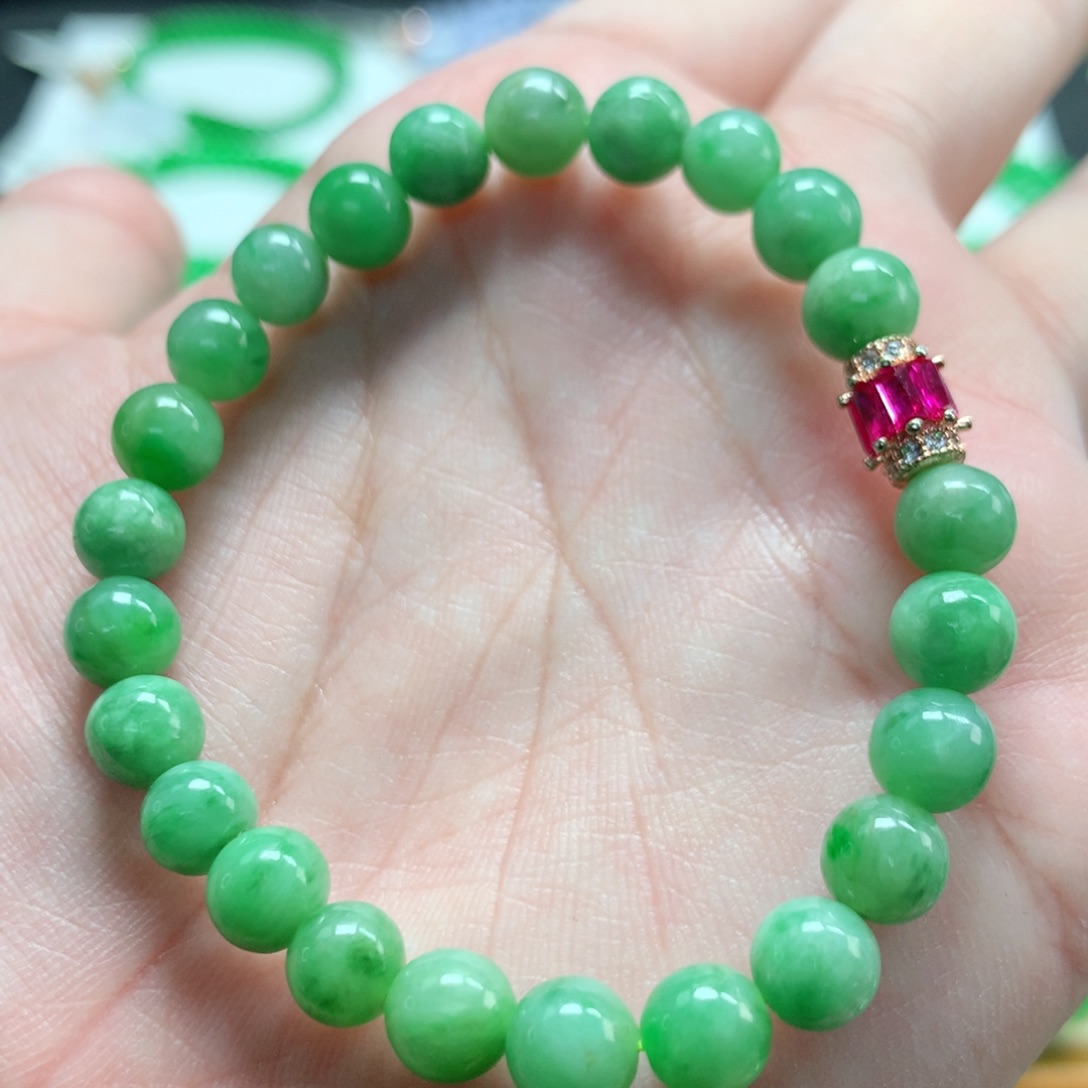 翡翠未镶嵌手链翡翠