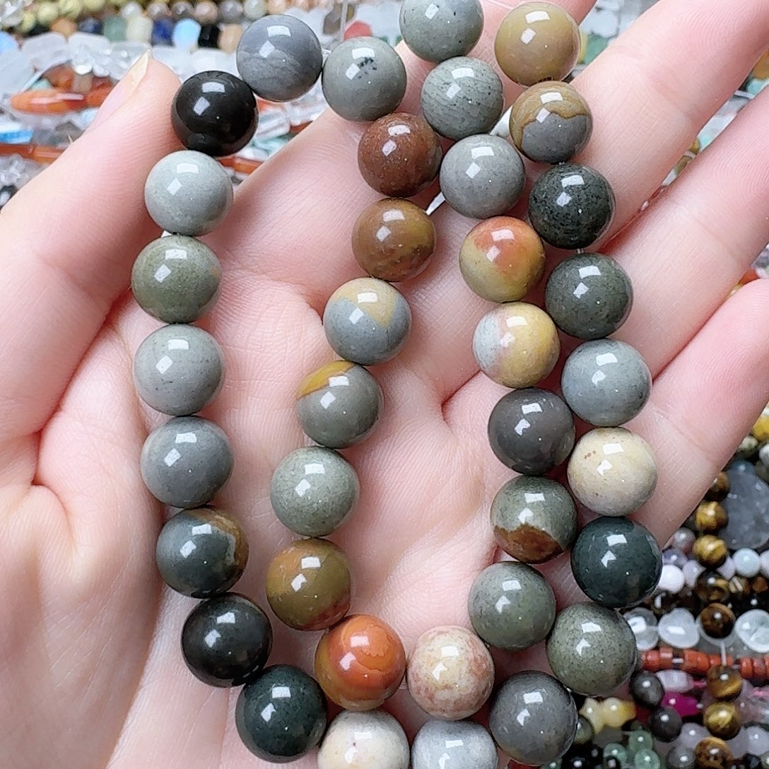 玛瑙/玉髓未镶嵌珠宝半成品卡10海洋木化石一条