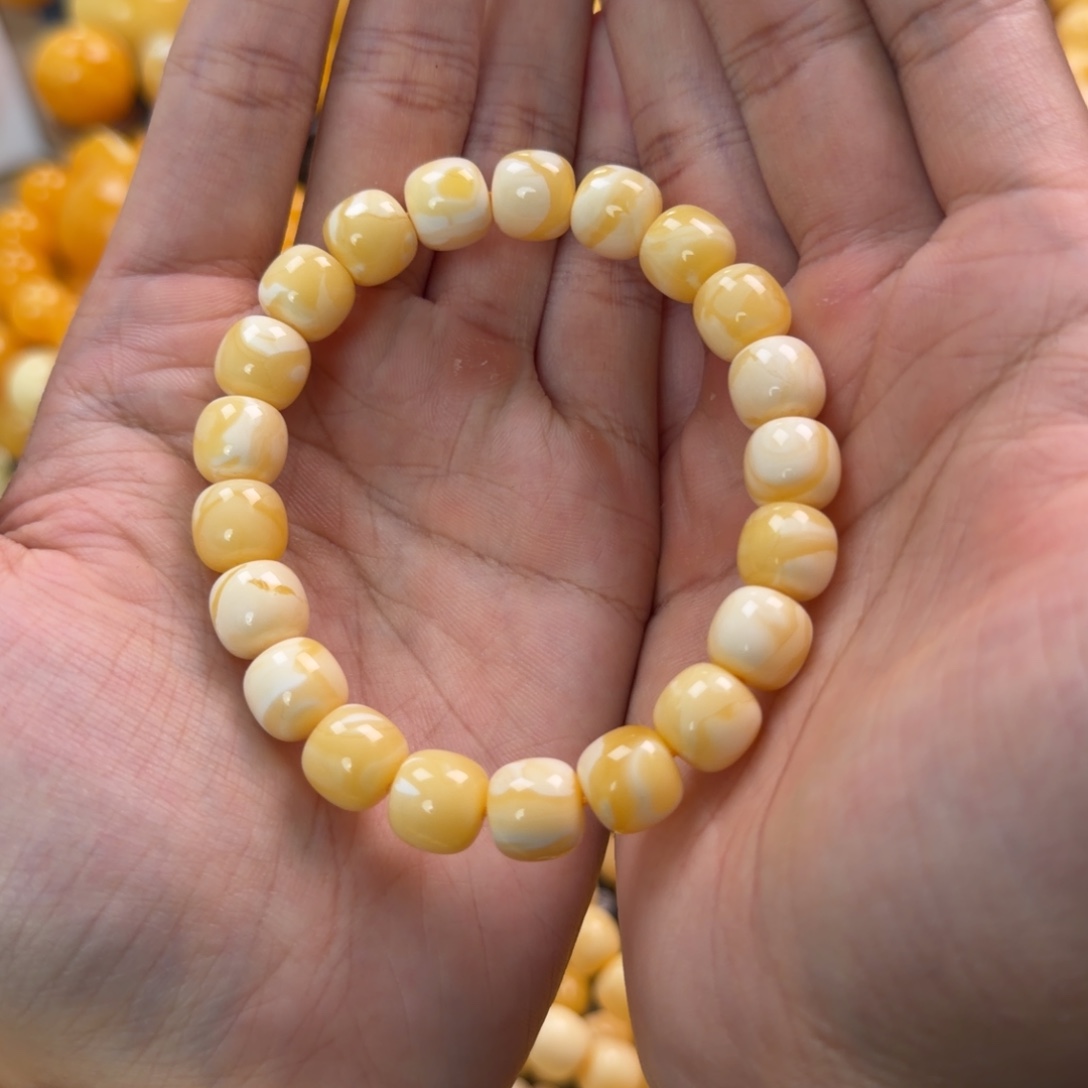 琥珀未镶嵌珠宝奇石11mm同料