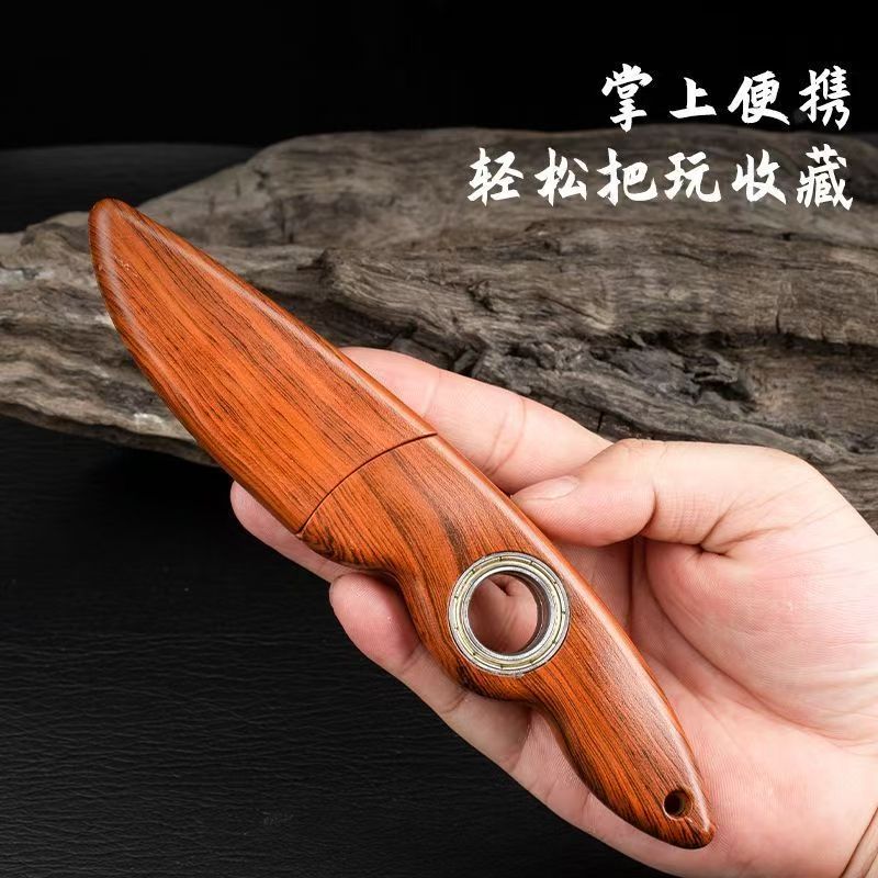 【厂家清仓】户外多功能旋转水果刀家用便携剔骨把玩牛排刀