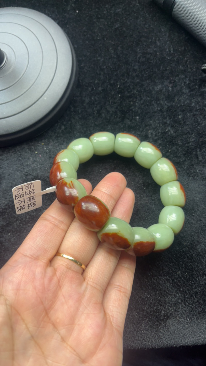 精品河磨玉手链手串