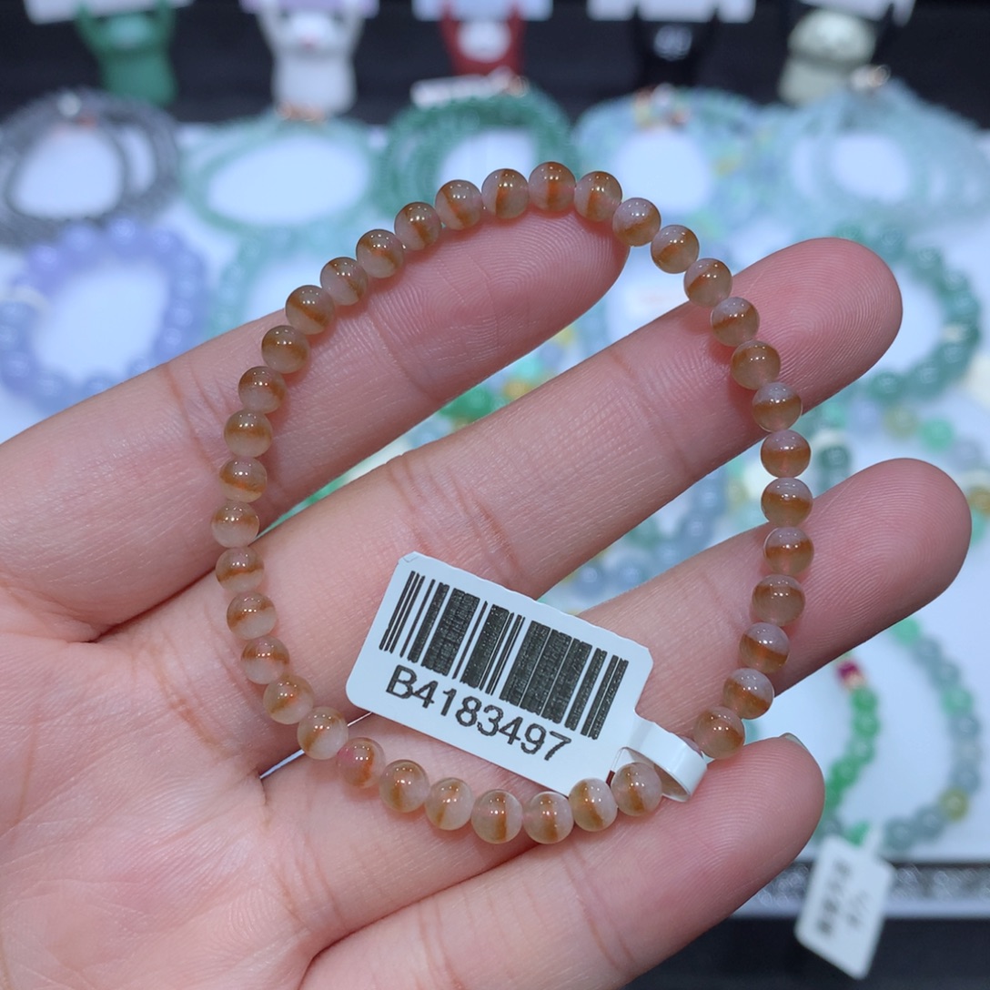 翡翠未镶嵌手串天然