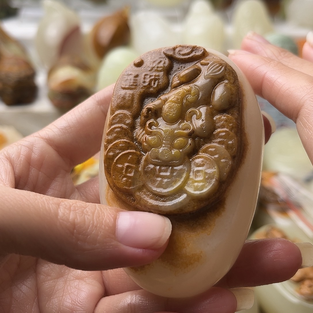 石材古青石不退换貔貅微瑕