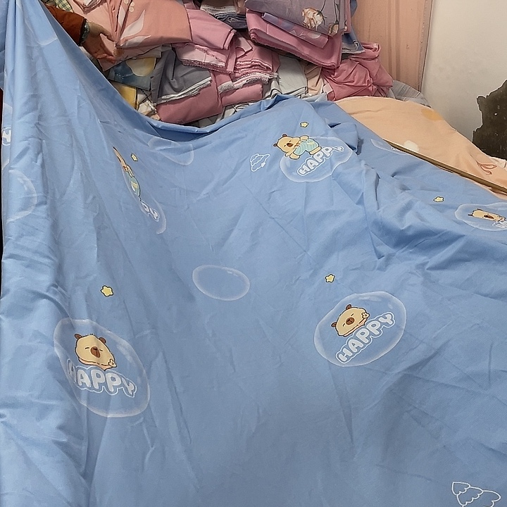 莫代尔纤维长绒棉蓝色小熊6米