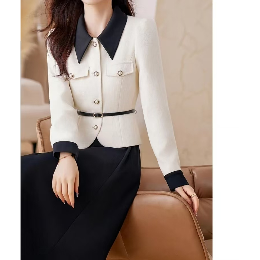 简约小香风女装上衣2025新款洋气高级感收腰气质百搭休闲韩版潮流