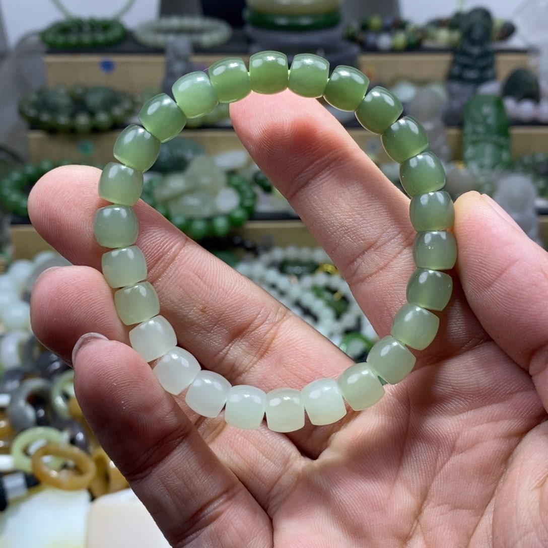 和田玉手链未镶嵌