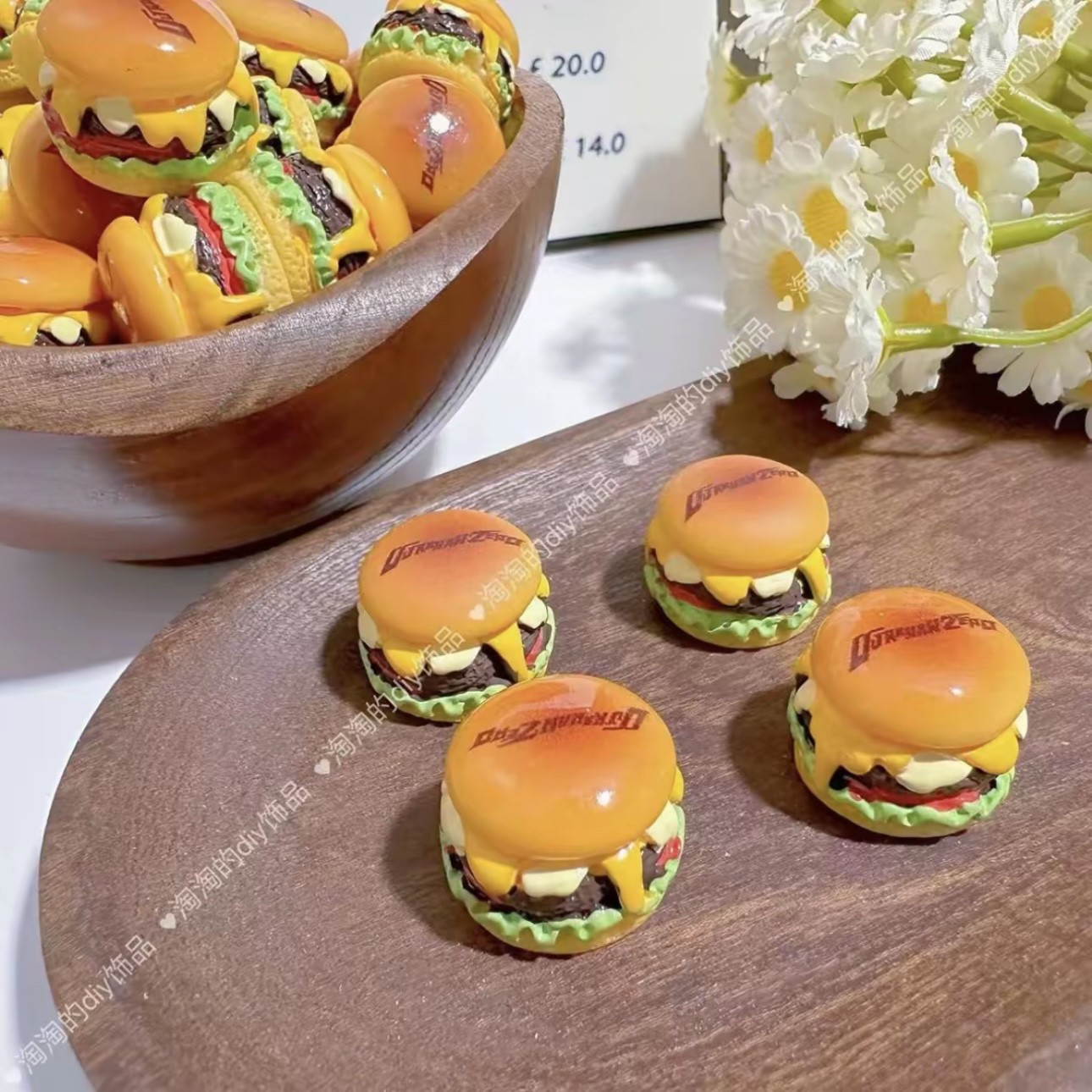 【各家定制食玩小份装】40包邮 diy树脂配件 发夹配饰