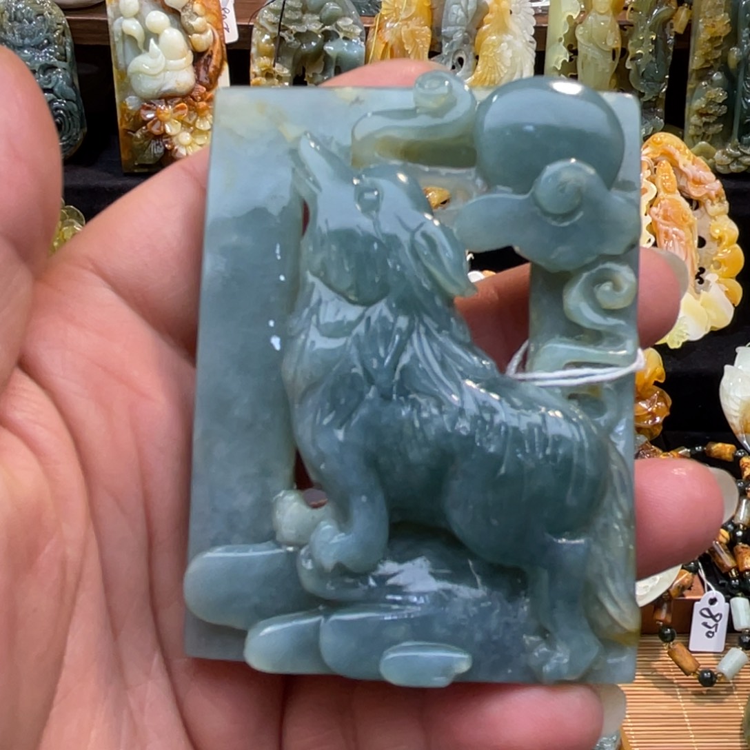 M***k蛇纹石玉未镶嵌吊坠(赠链)