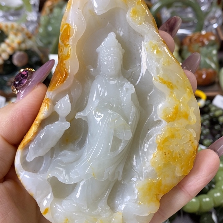 透闪石质玉摆件未镶嵌