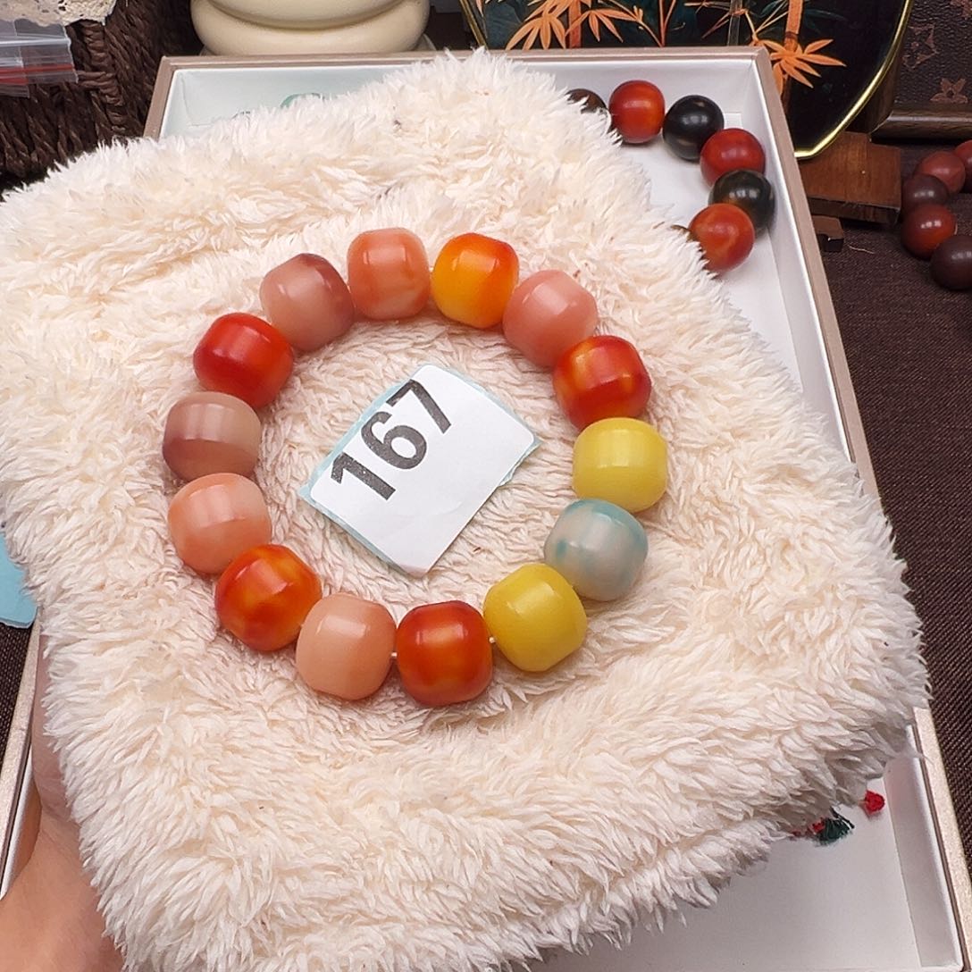 菩提根/象牙果手串卡19微瑕167