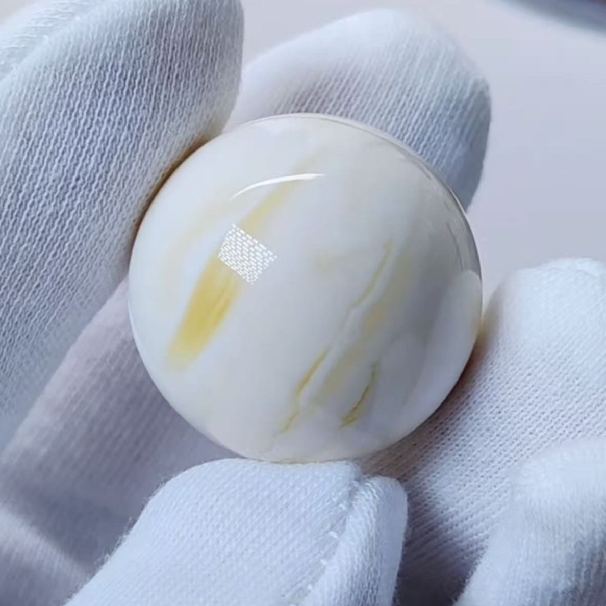 1.2金瓷白圆珠【拍一送一限购1单】