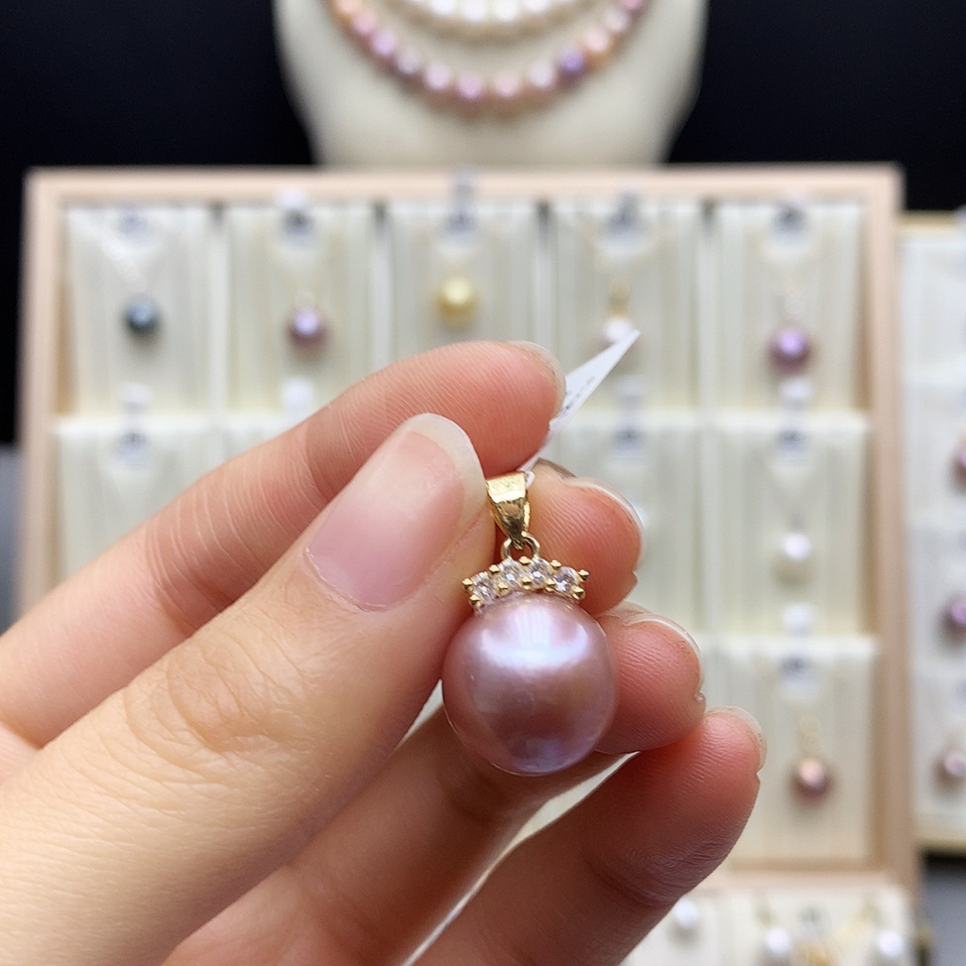 合金淡水珍珠颈饰