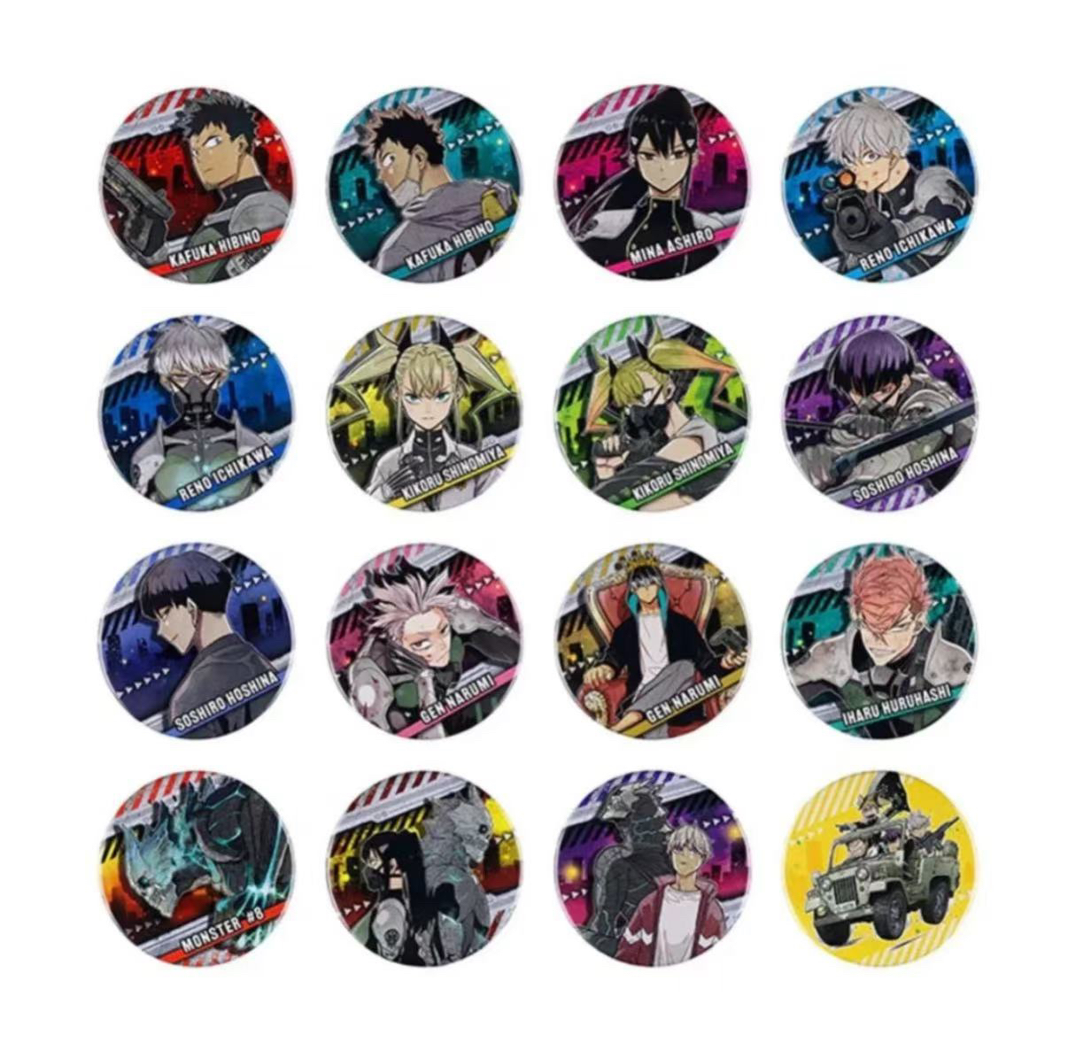 【怪兽8号】 原画吧唧第1弹    盲盒代拆